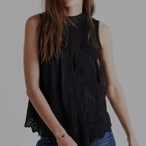 Ulla Johnson Black Lace Blouse